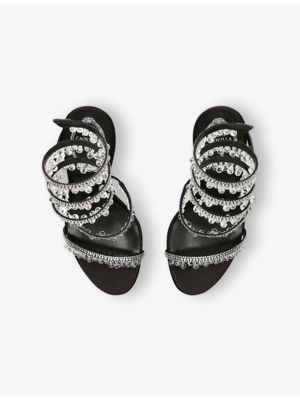 Chandelier 105 Leather Heeled Courts - 4