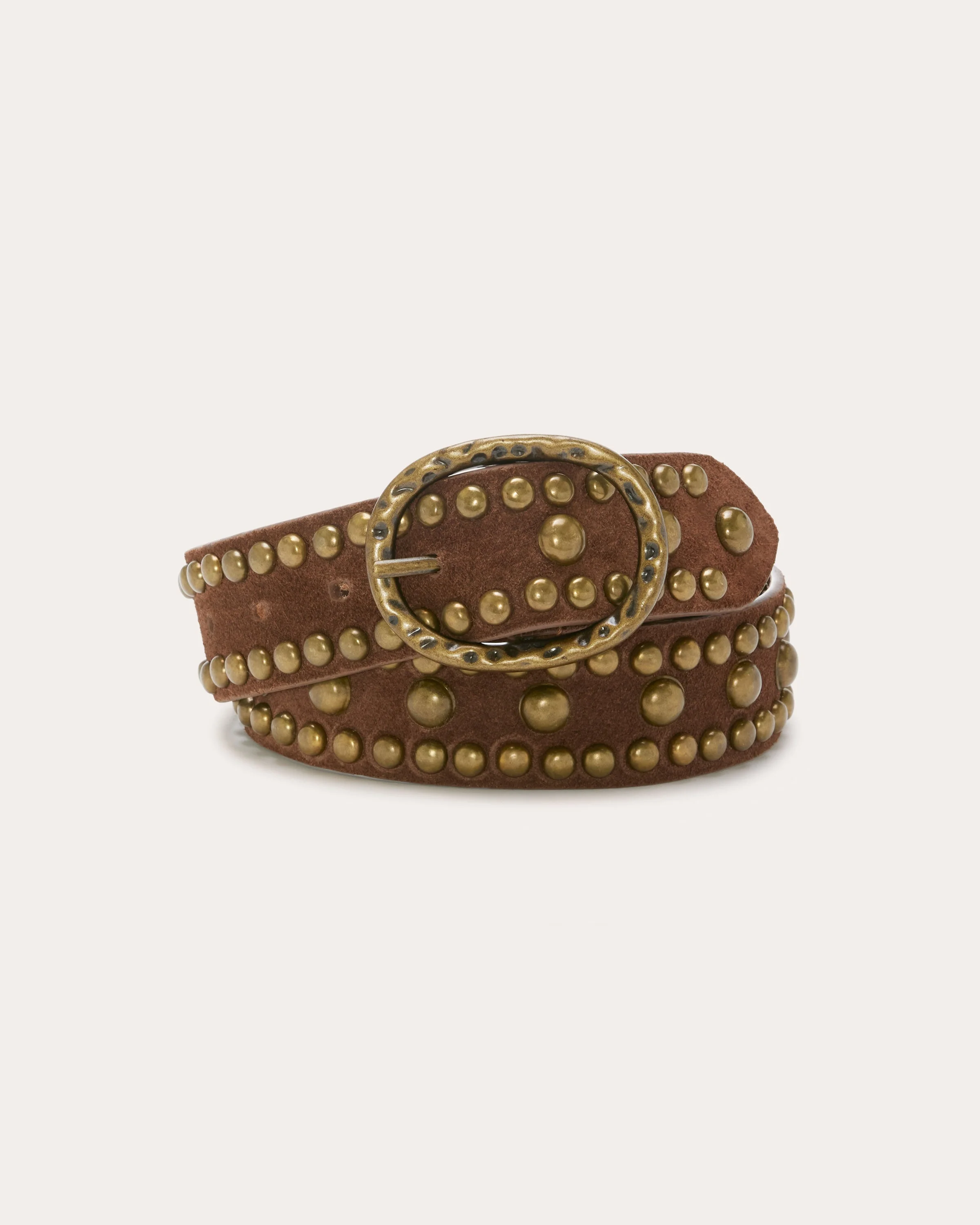Hera Studded Leather Belt - 1