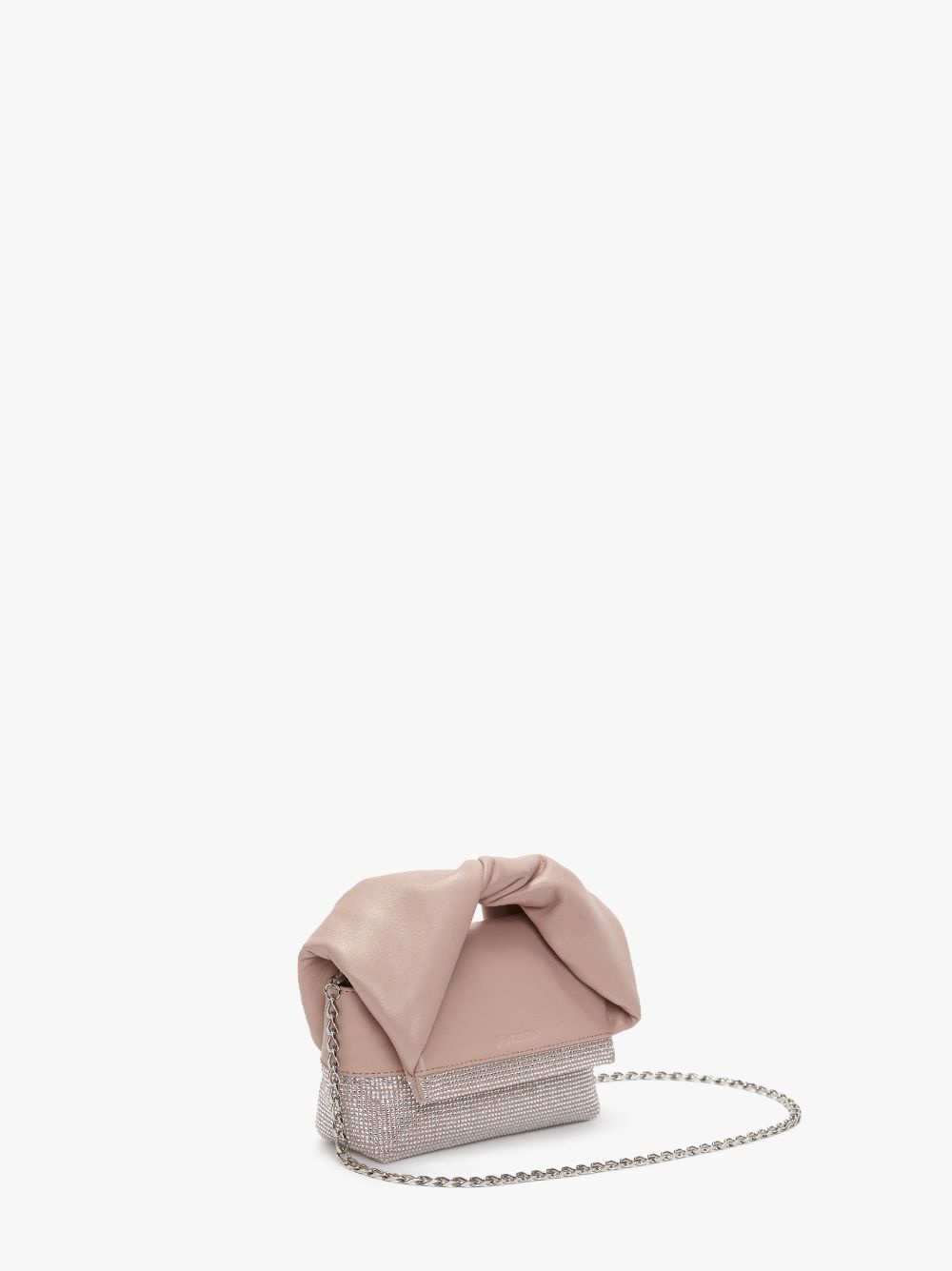 SMALL TWISTER - LEATHER TOP HANDLE BAG WITH CRYSTALS - 2