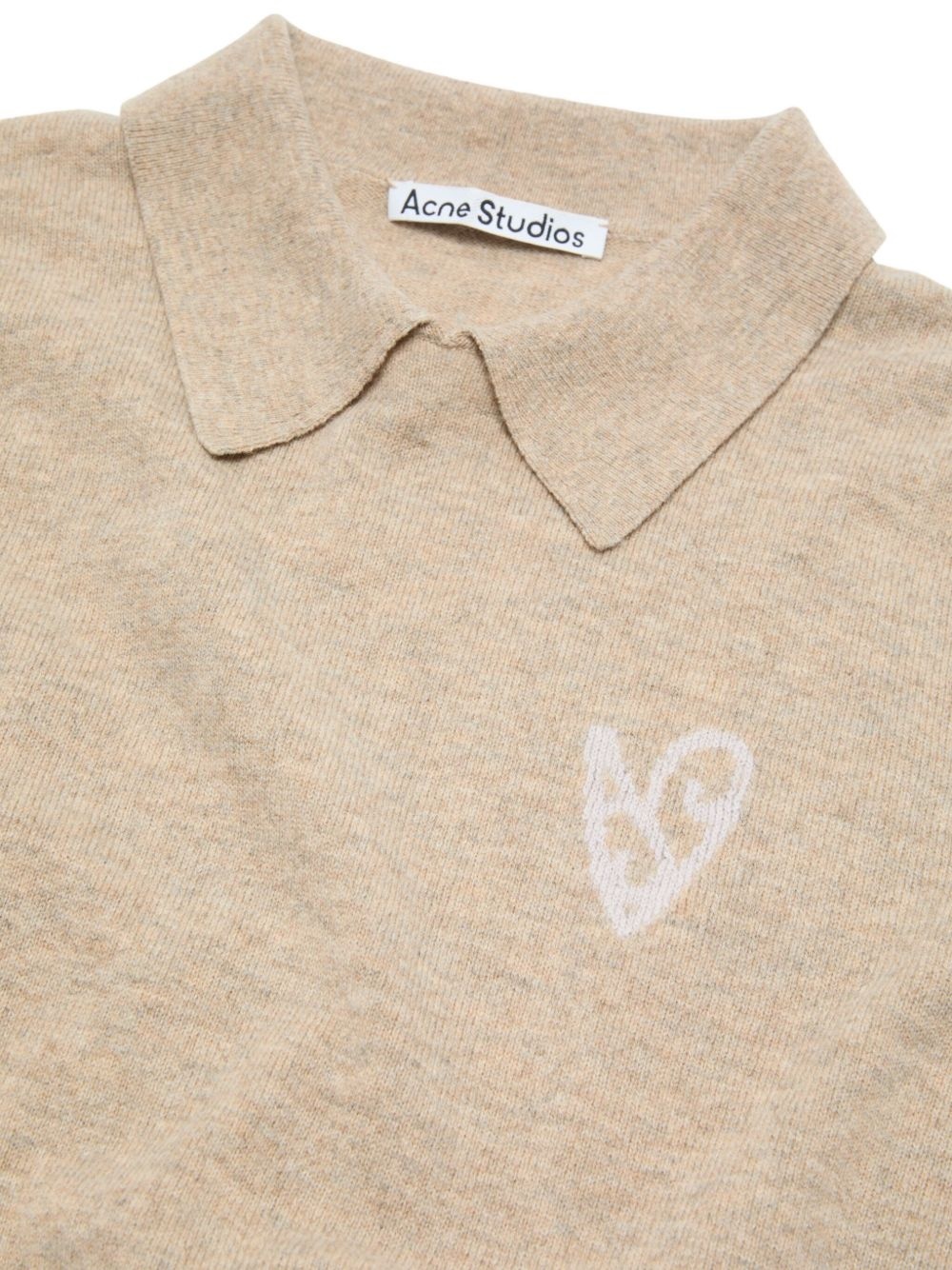 heart-intarsia knit top - 5