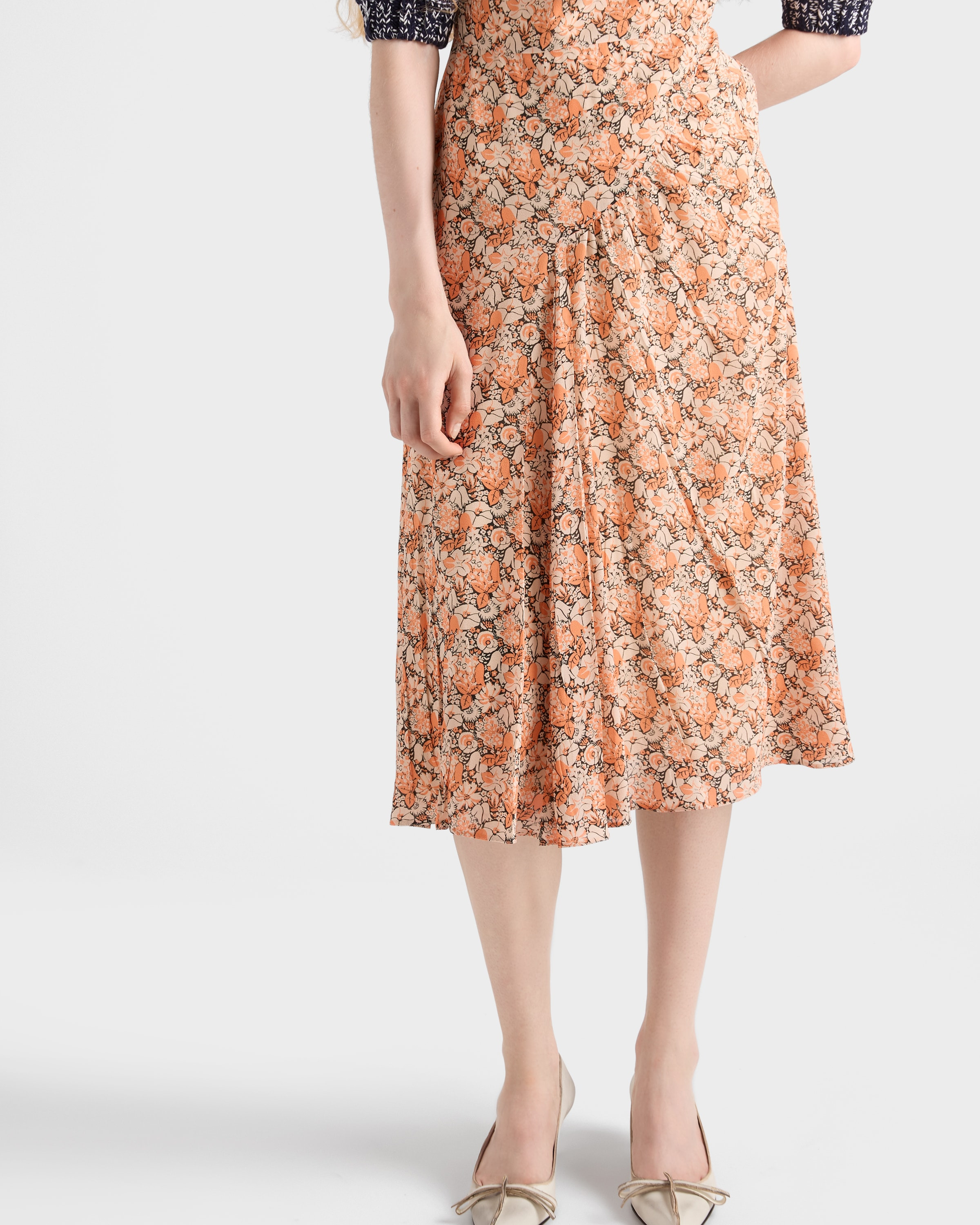 Printed georgette dress - 6