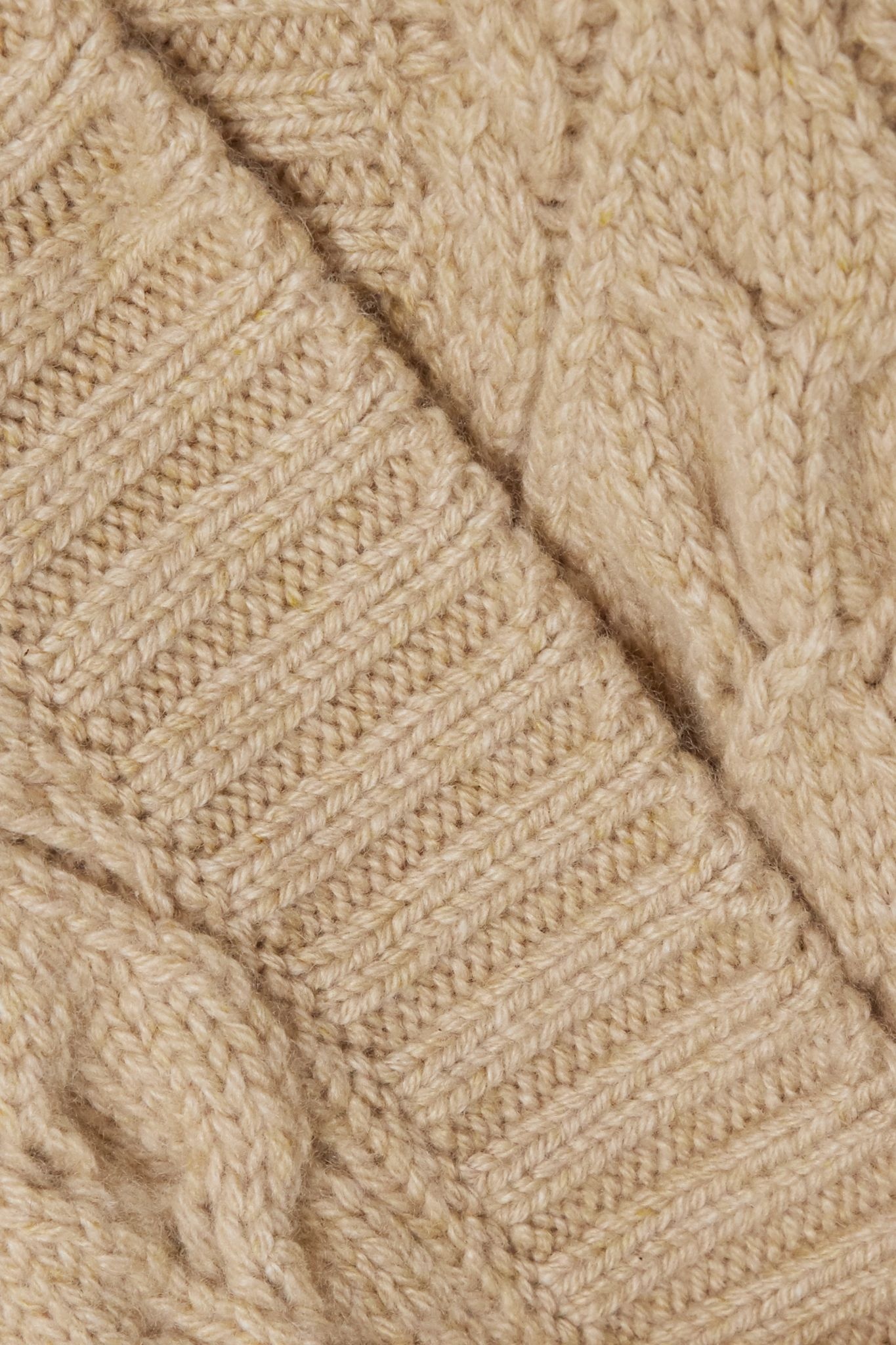 Cable-knit cashmere cardigan - 4