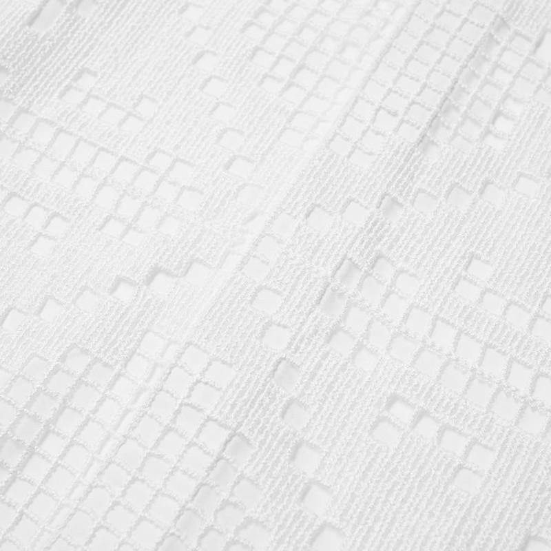 Valentino Mandarin Collar Macrame Shirt 4