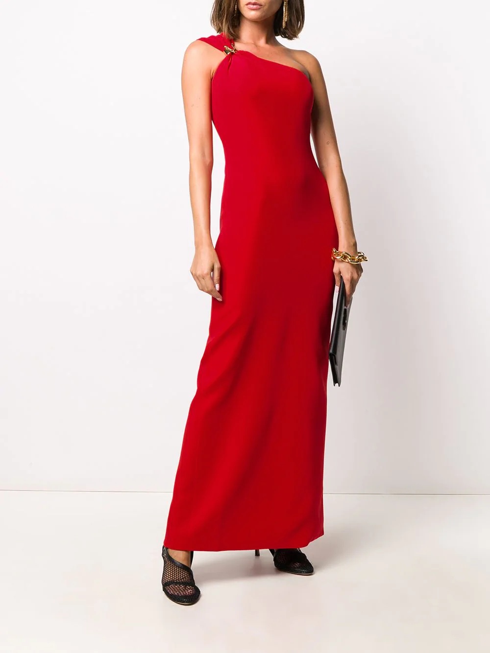 asymmetric evening dress - 2