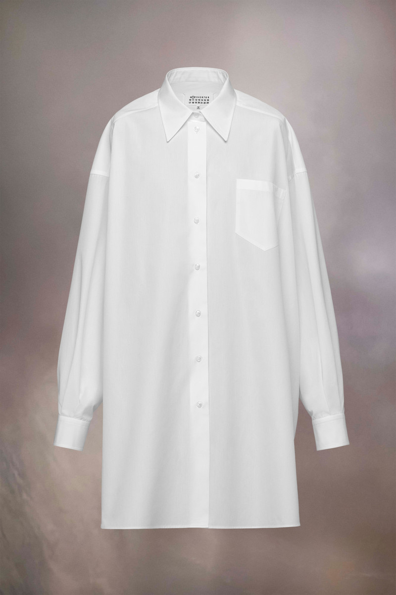 Maison Margiela Cotton poplin shirt dress outlook