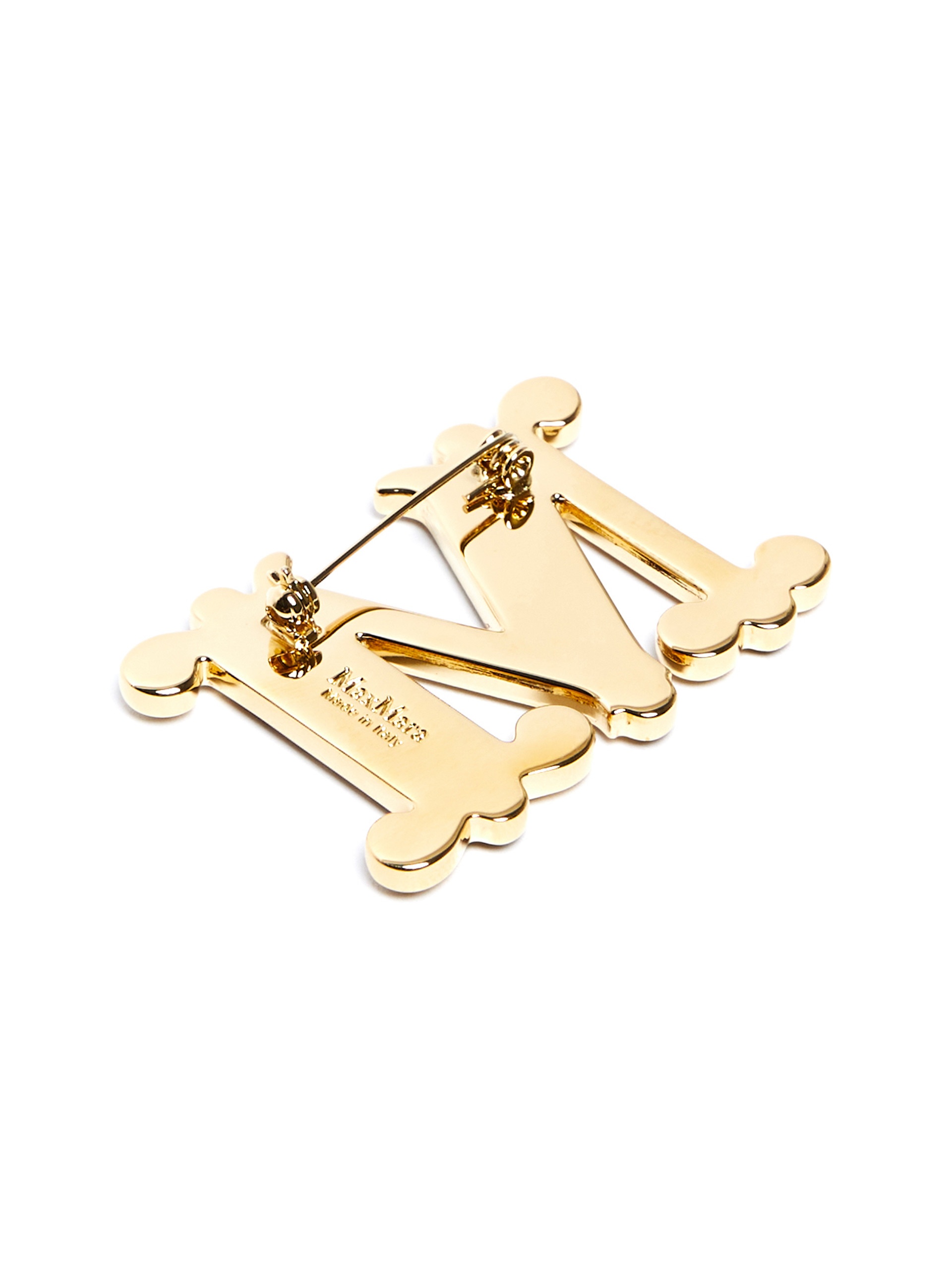 アクセサリーその他 Max Mara BATH2 - Monogram brooch with crystals art-2424756092600-008-