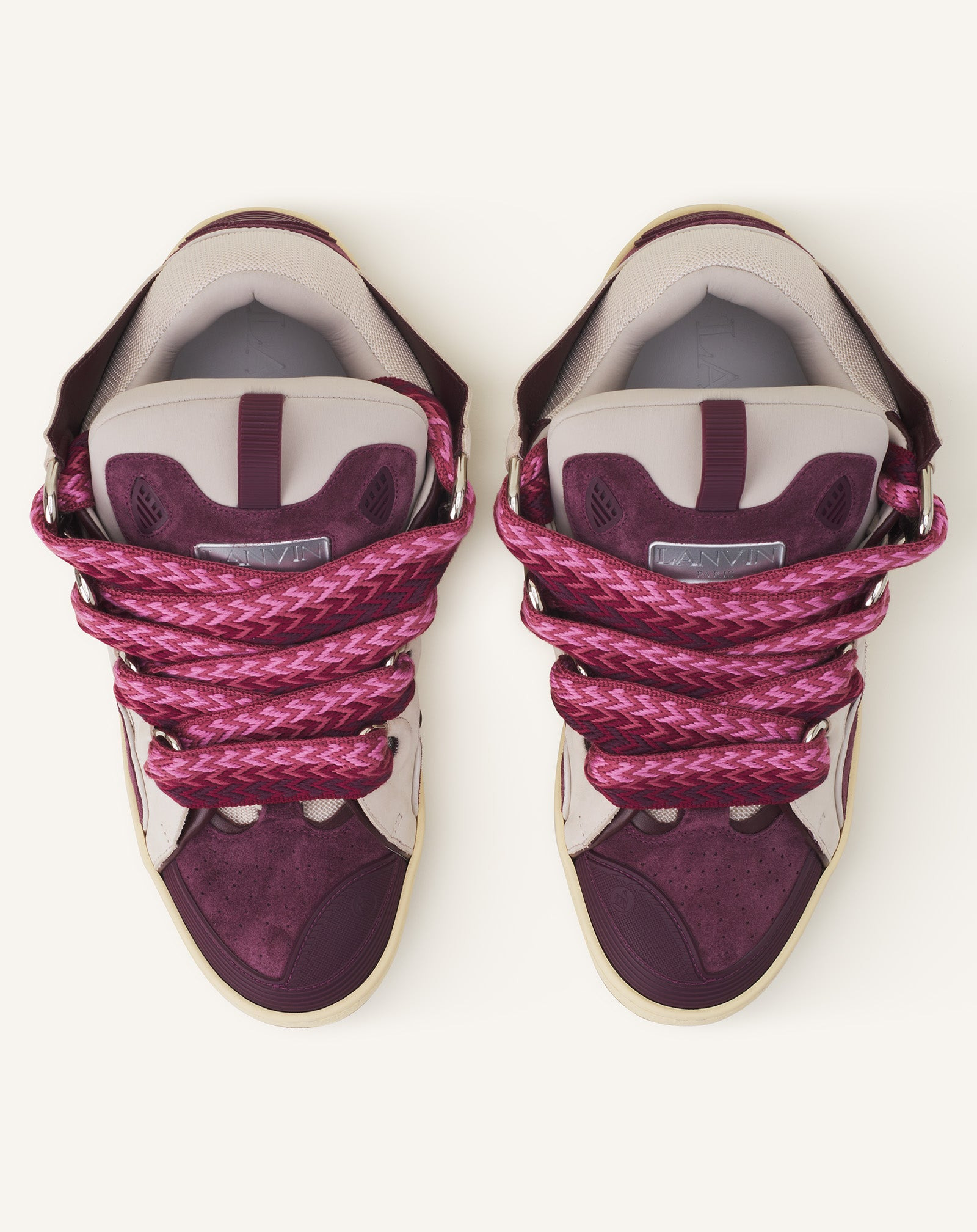 CURB LEATHER SNEAKERS - 4