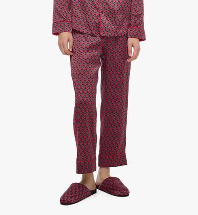 MCM Unisex Cubic Monogram Silk Satin Pajama Pants outlook