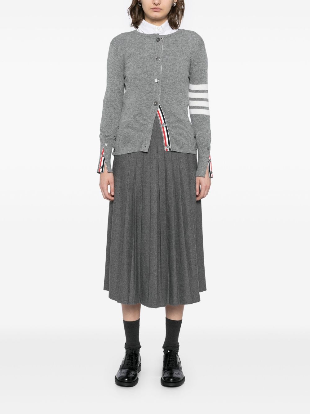 4-bar stripe cardigan - 2