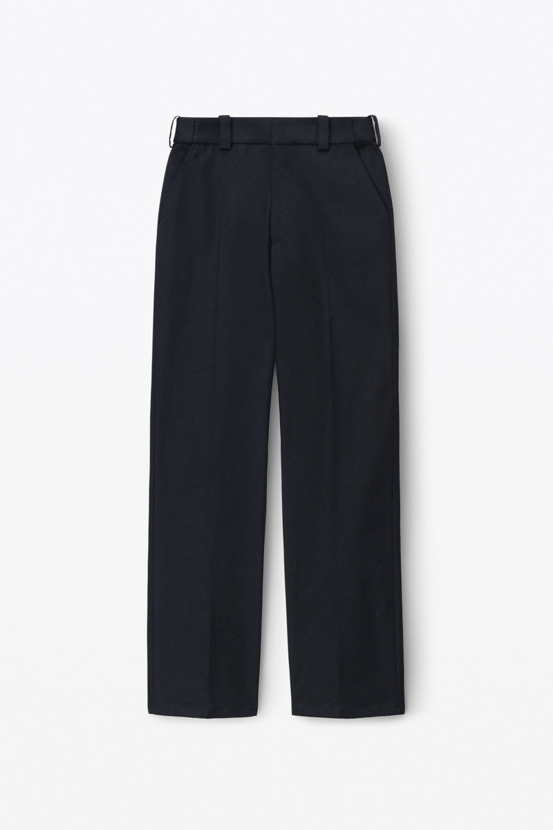 straight leg pant in cotton twill 1