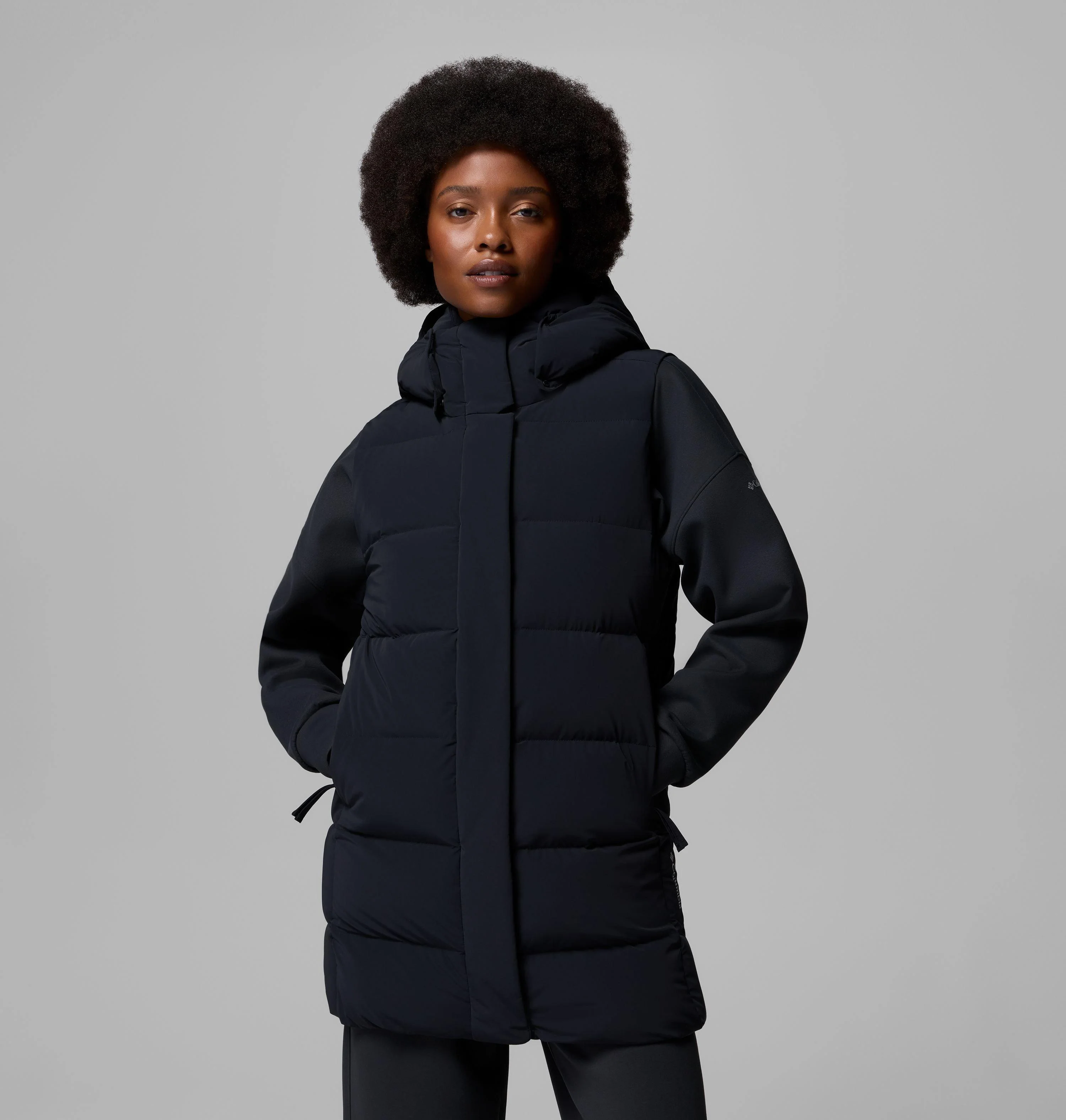 Women's Amaze Puff Mid Hooded Vest - 1