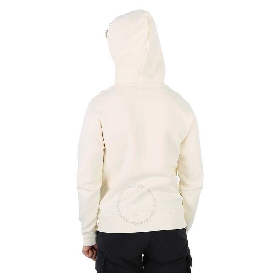 Etudes Off White Klein Logo Print Hoodie - 4