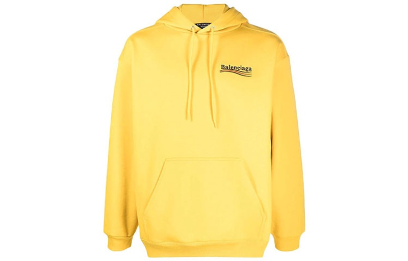 BALENCIAGA Balenciaga Political Campaign Hoodie Medium Fit 'Yellow' 600583TKVI97442 outlook
