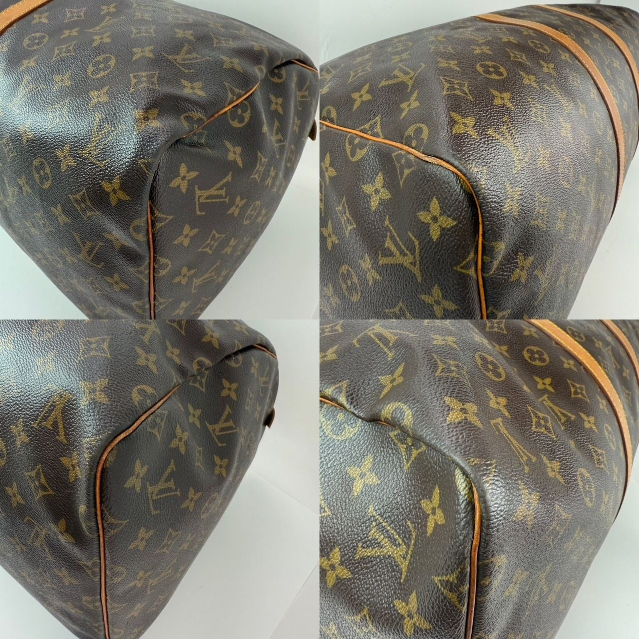Louis Vuitton Keepall 55 Monogram Canvas Duffle Bag Luggage - 6