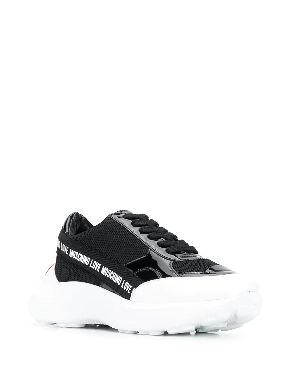 chunky sole panelled sneakers - 2