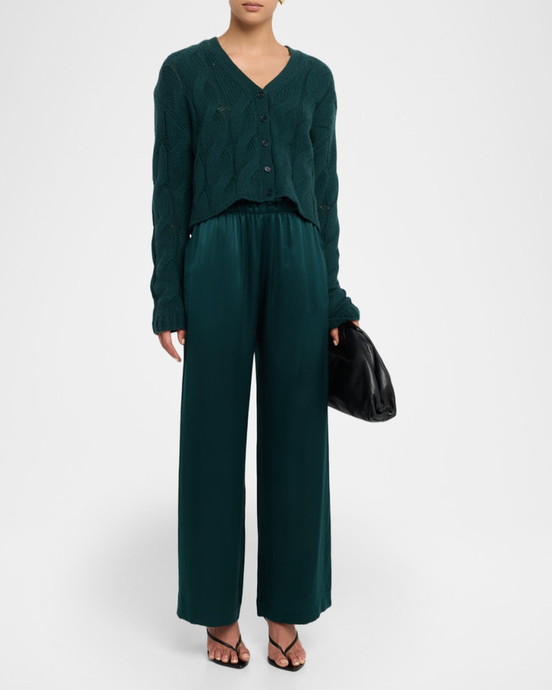 SABLYN Brynn Wide-Leg Silk Pants outlook