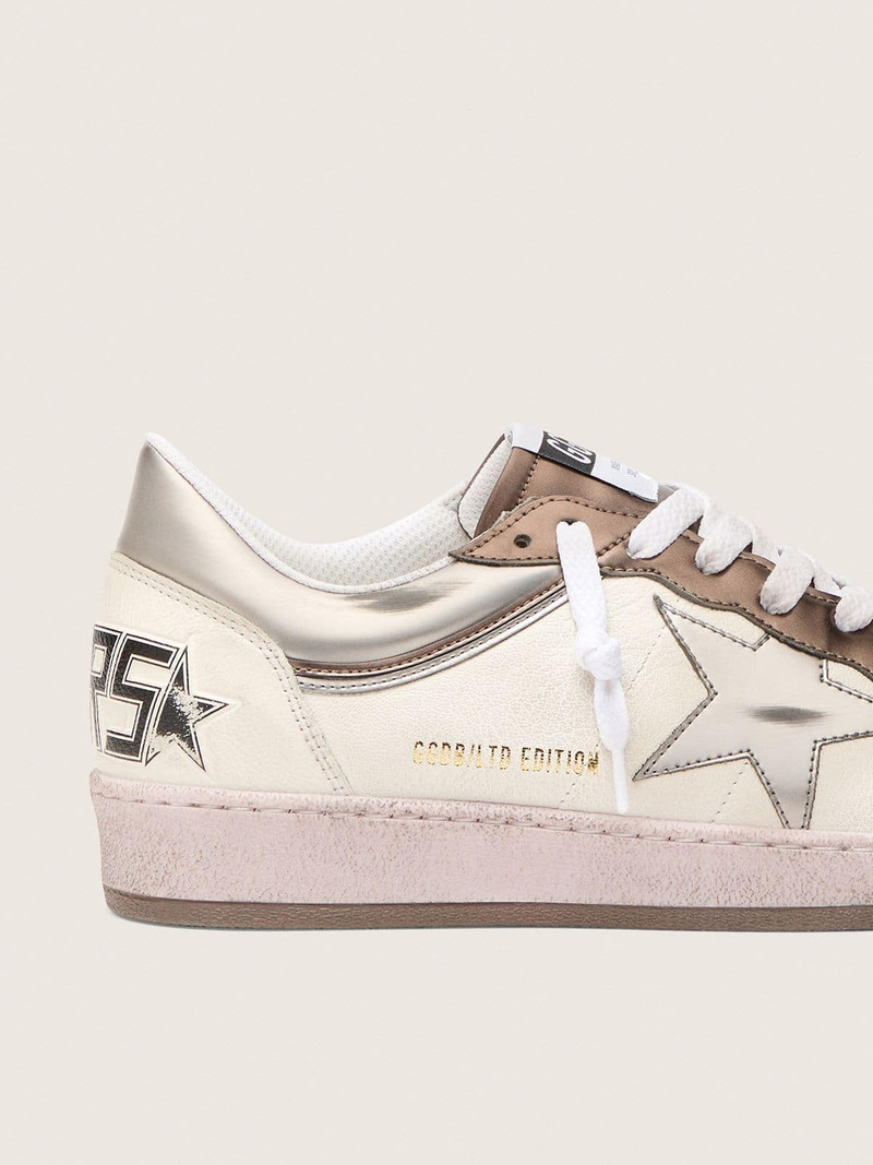 Men's Ball Star LTD in nappa leather with metallic bio-based star and inserts 4