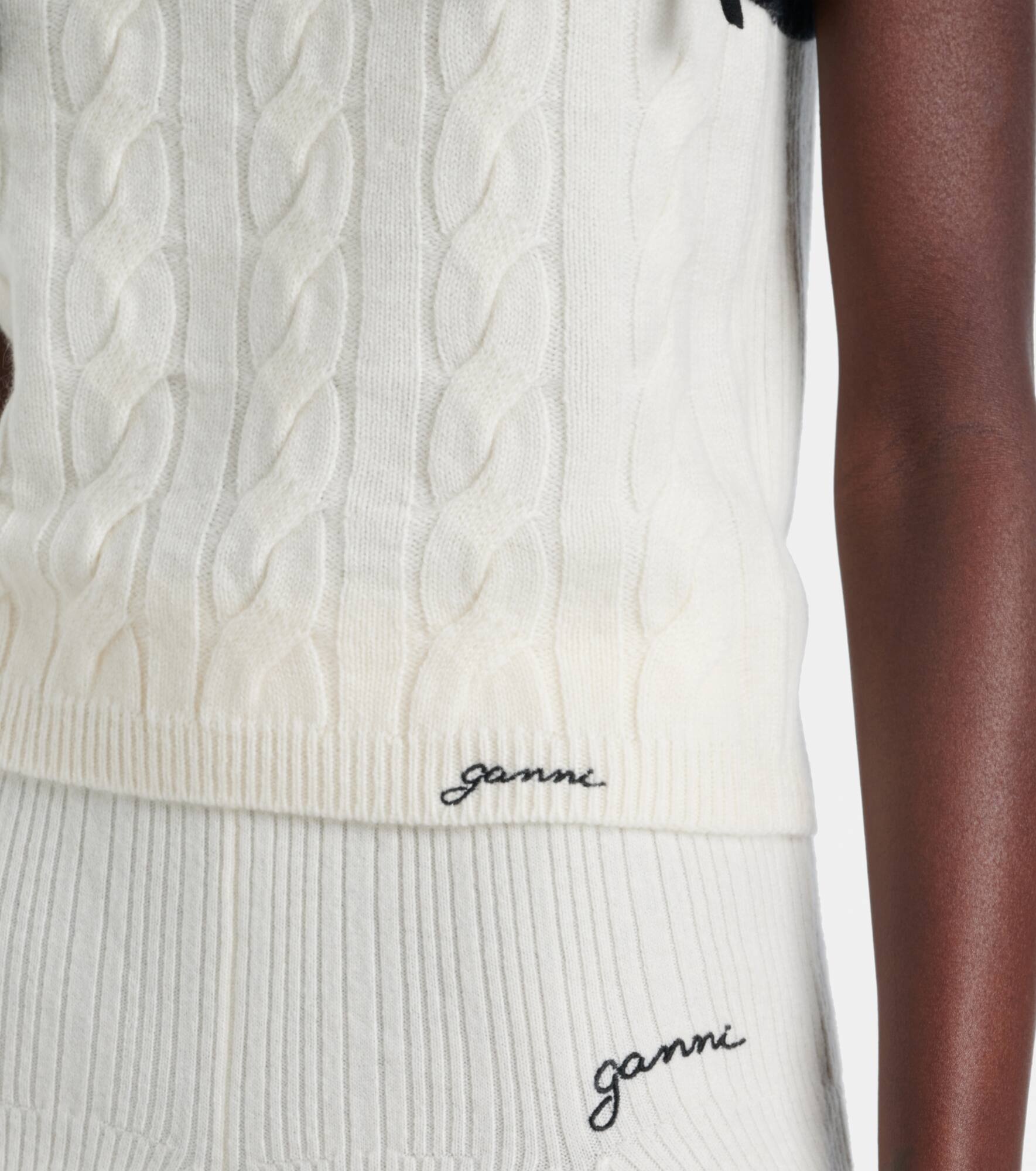 Wool and cashmere top - 5