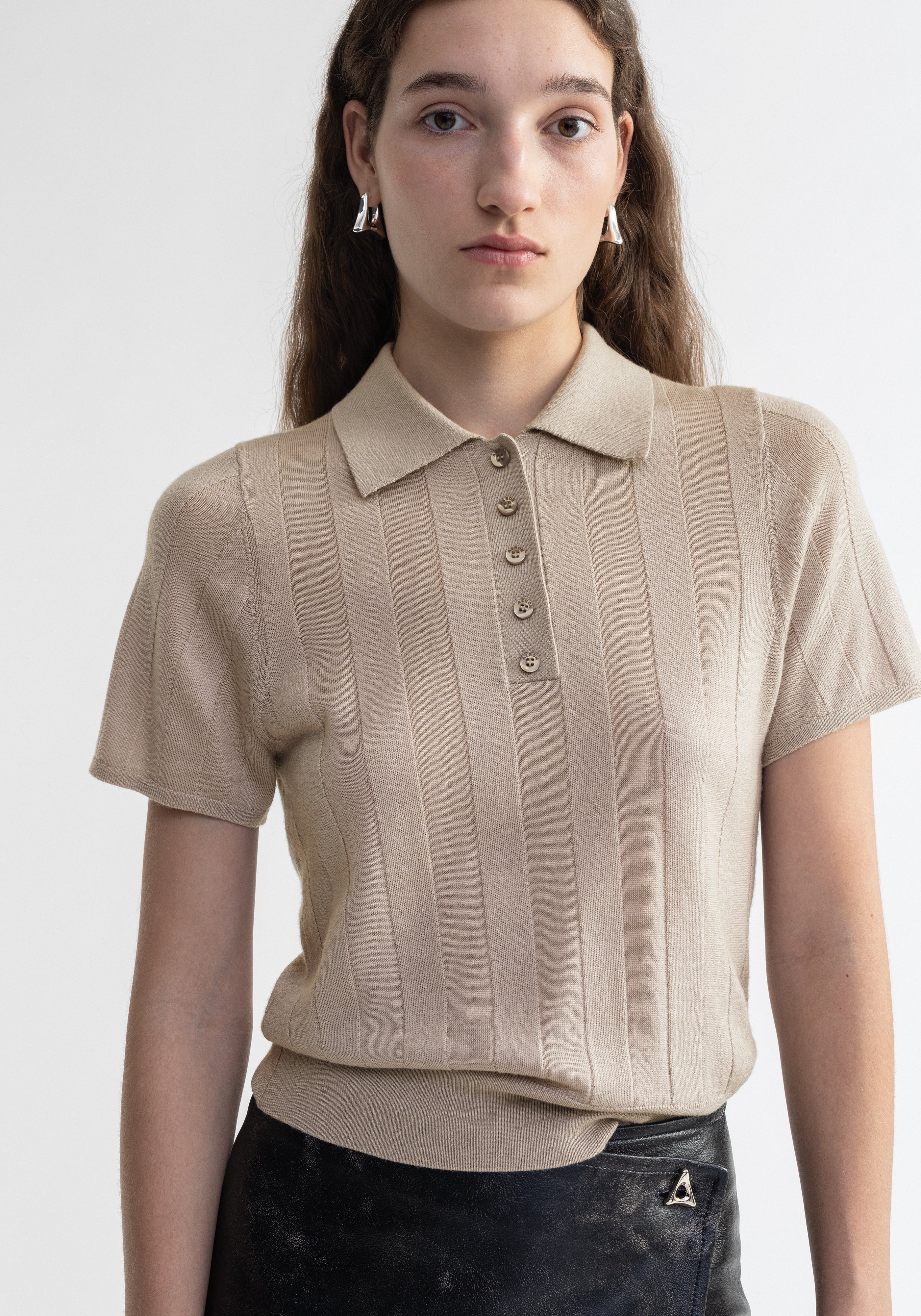 TOSCA
Extrafine merino wool polo - 2