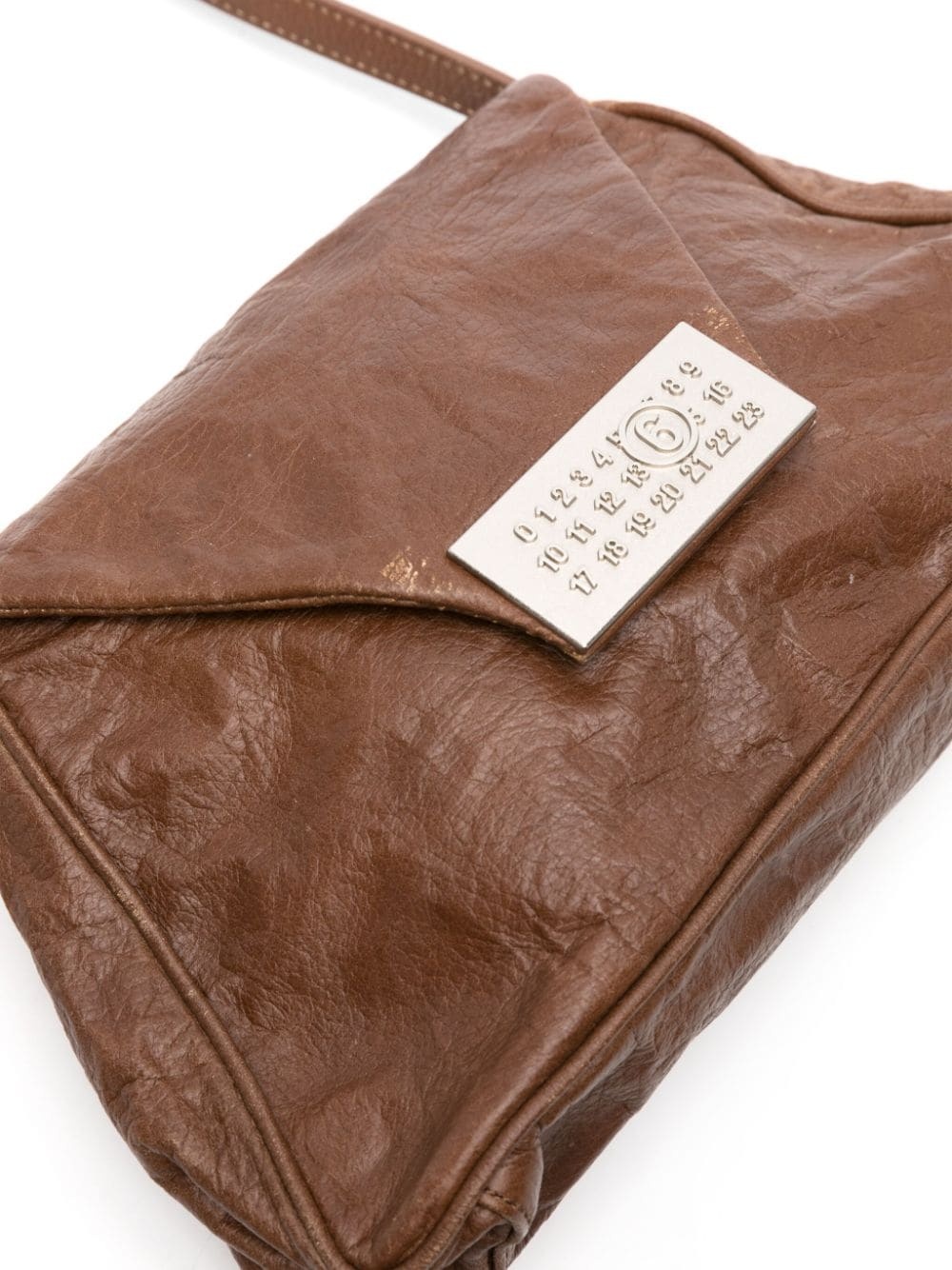 Numeric leather crossbody bag - 4