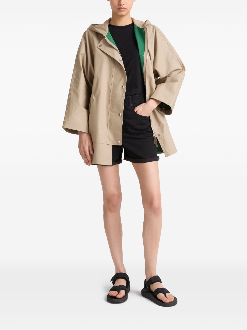 hooded parka coat - 2