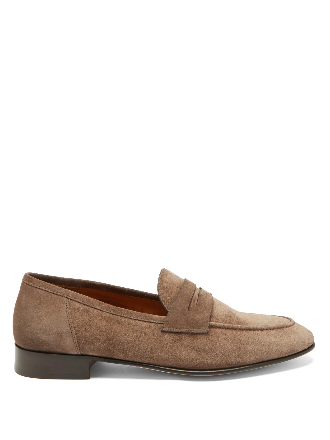 Suede penny loafers - 1