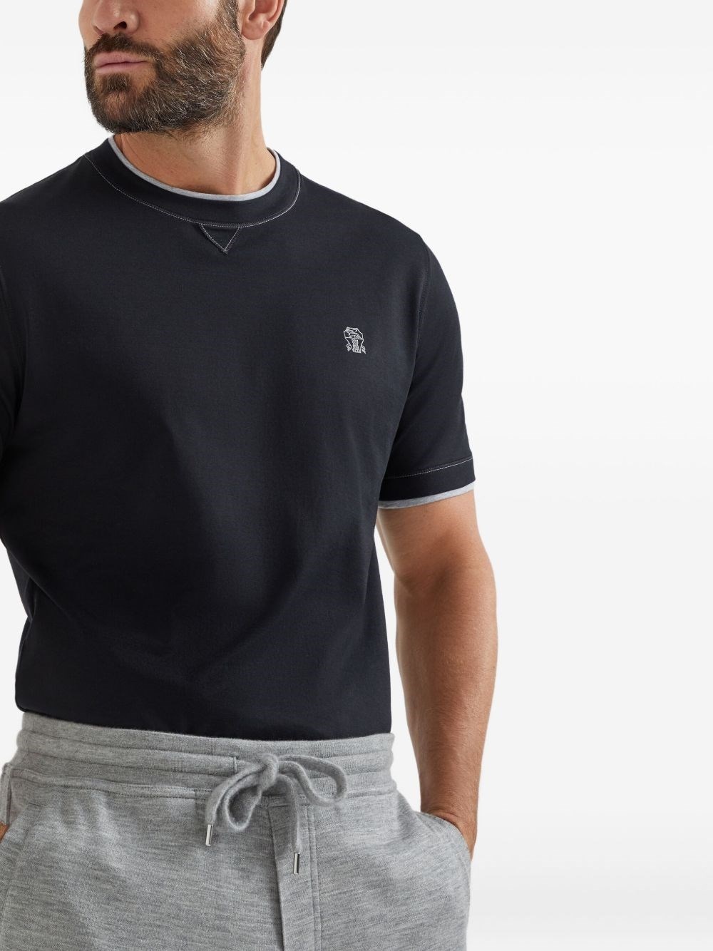 Logo cotton t-shirt - 4