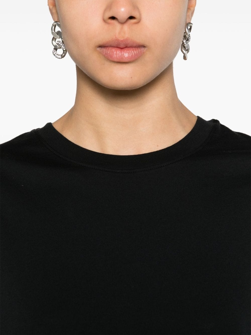 crew-neck cotton tank top - 5