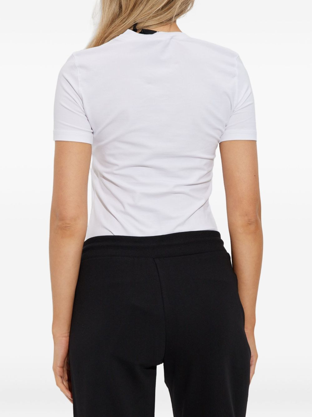 logo-embellished short-sleeved T-shirt - 4