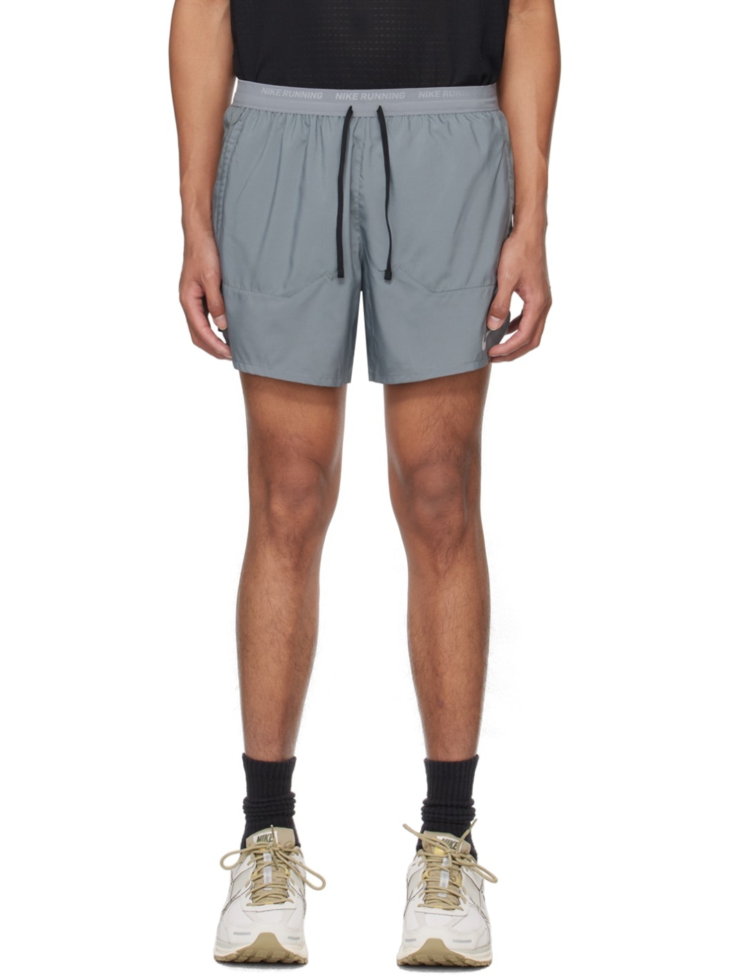Grey Stride Shorts - 1