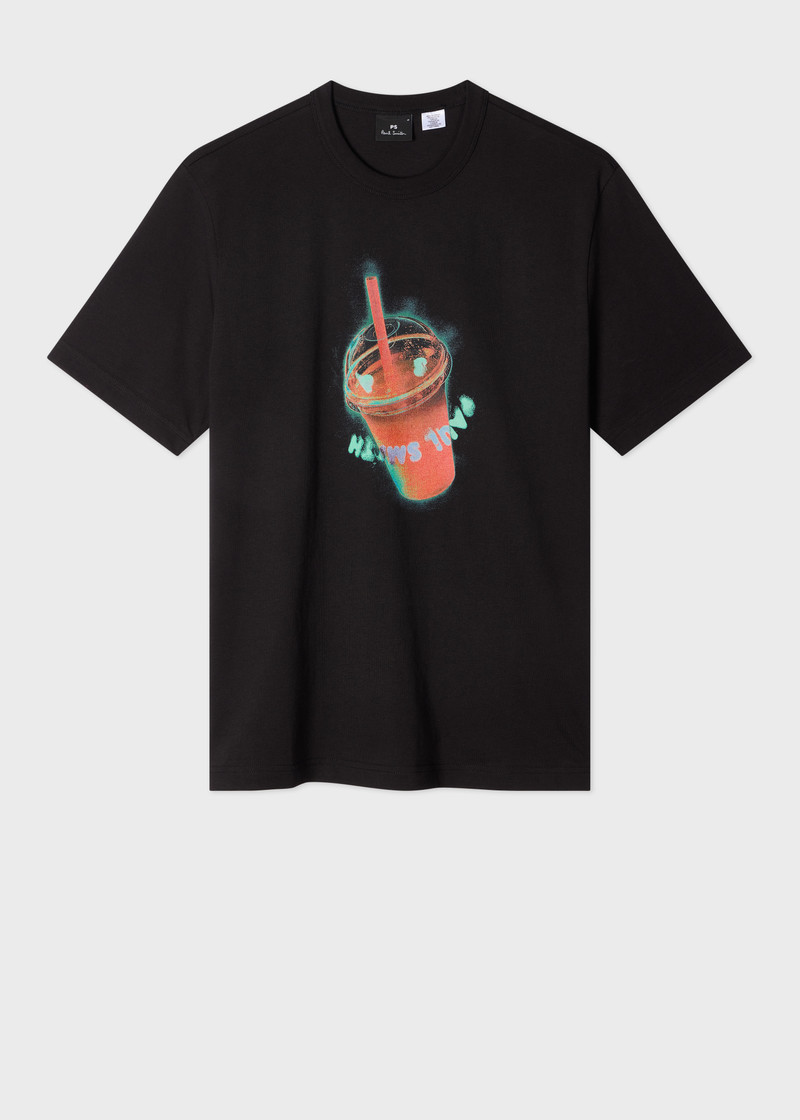 Black 'Sunbleached Snaps' Print T-Shirt 1