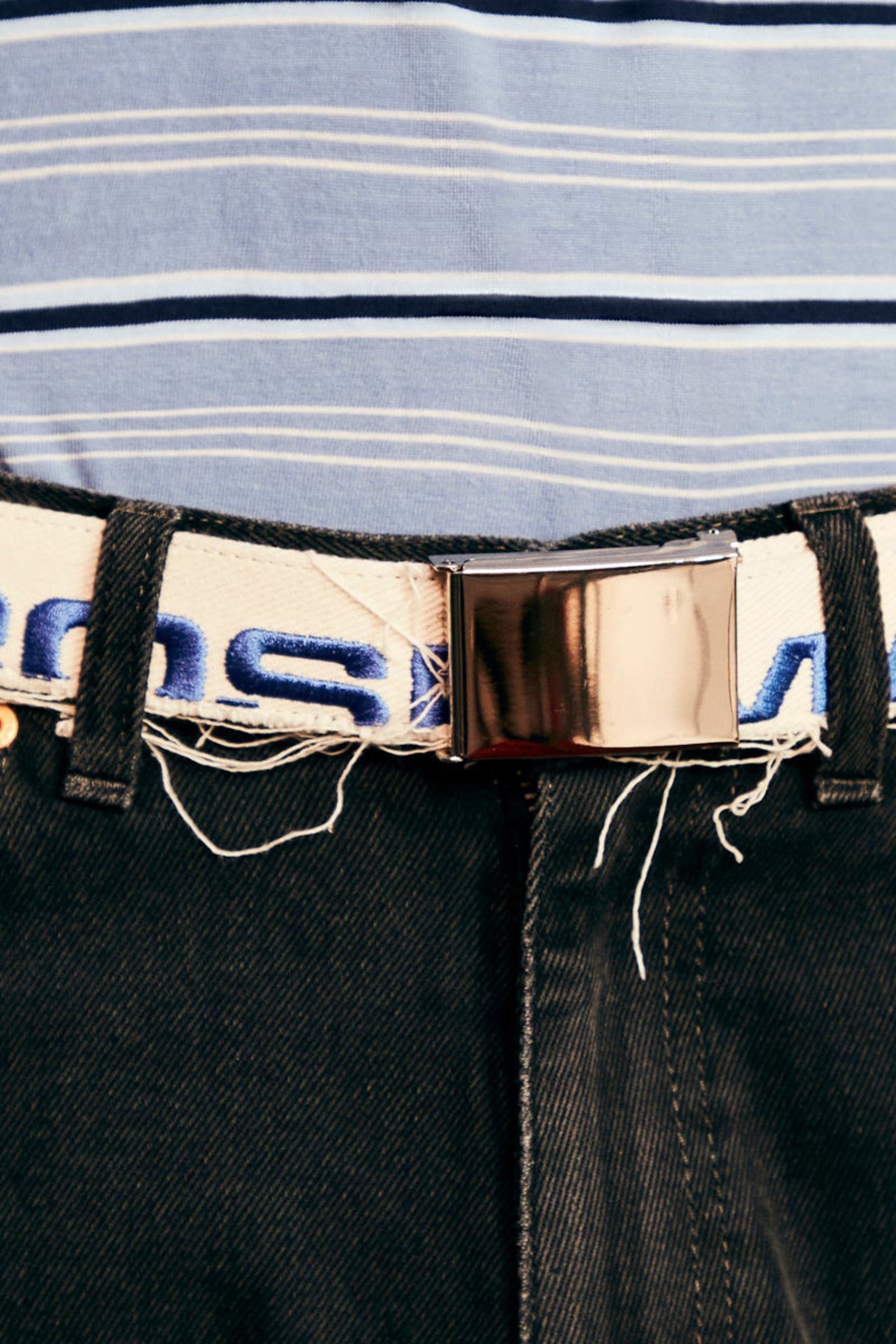 Martine Rose CANVAS BELT / CREAM | nubiantokyo | REVERSIBLE