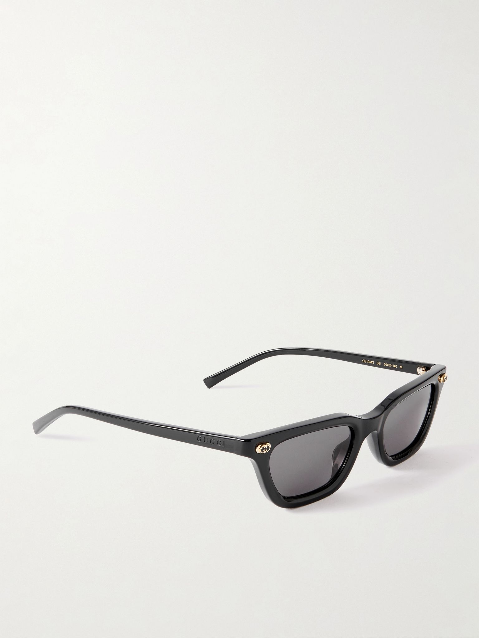 Cat-eye acetate sunglasses Black - 3