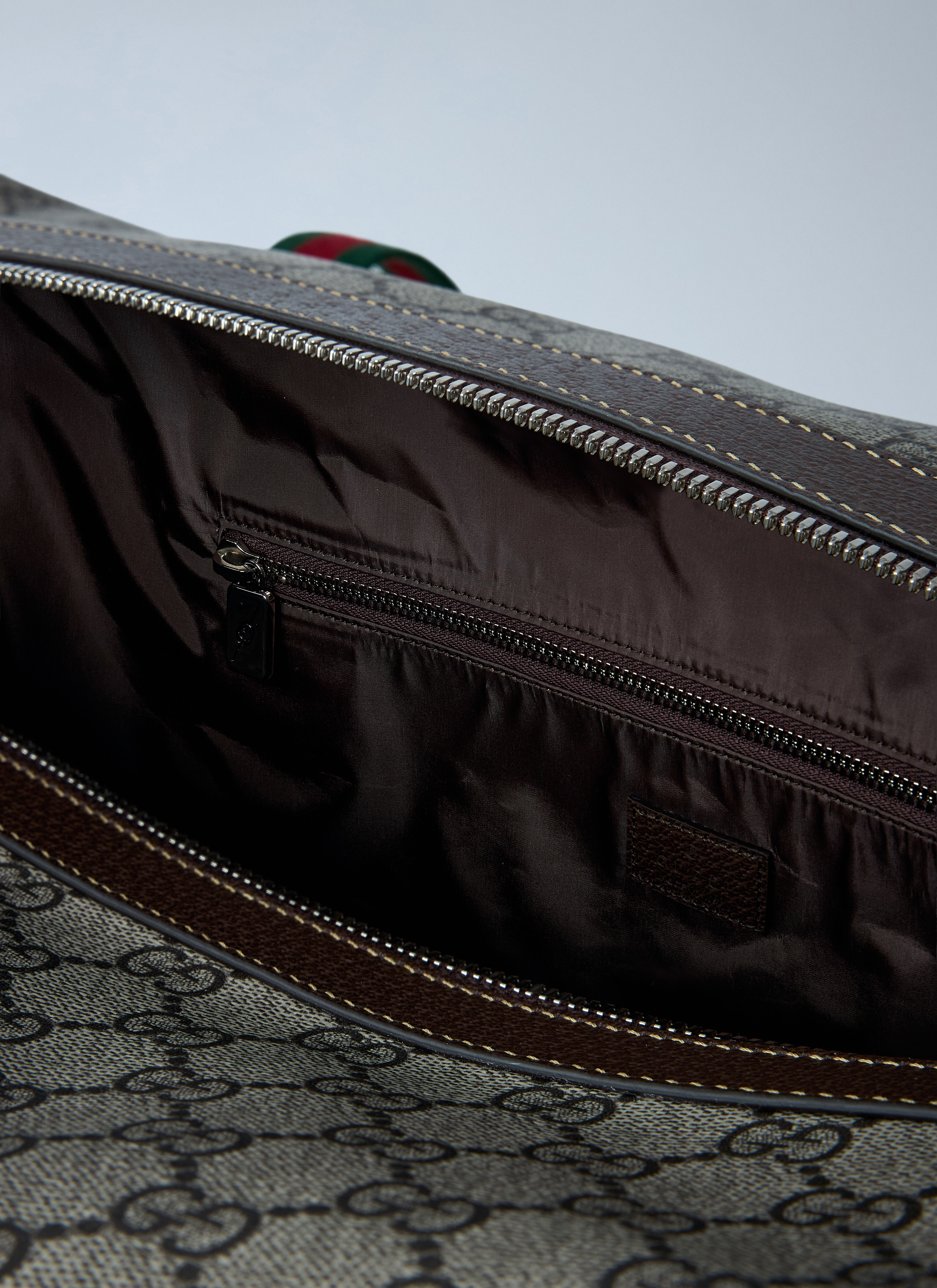 Medium Duffle Bag With Web Stripe - 5