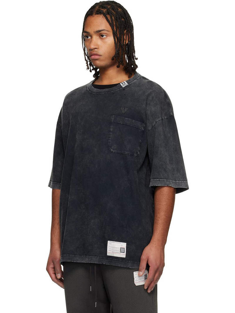 Maison MIHARAYASUHIRO Black Bleached T-shirt outlook