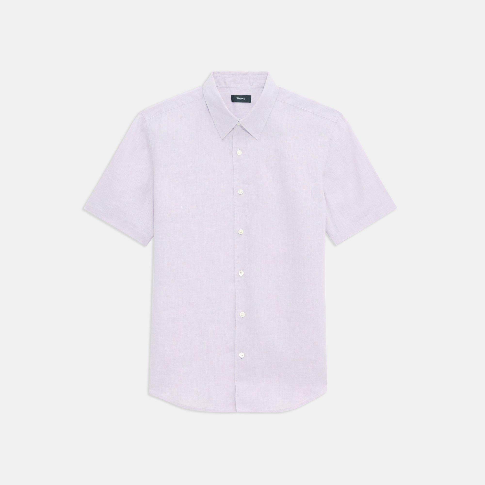 Irving Short-Sleeve Shirt in Relaxed Linen - 1