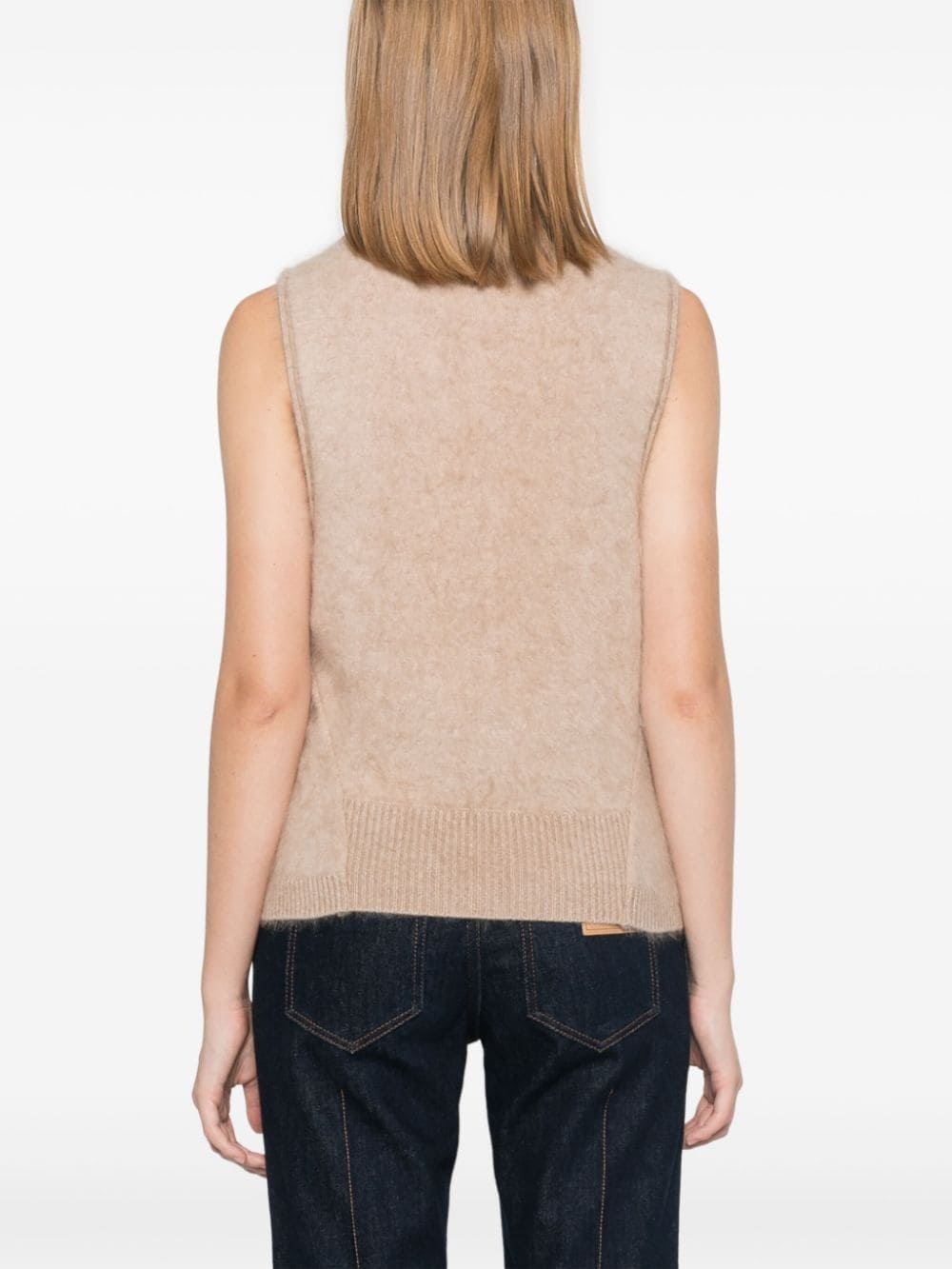 textured cashmere top - 4