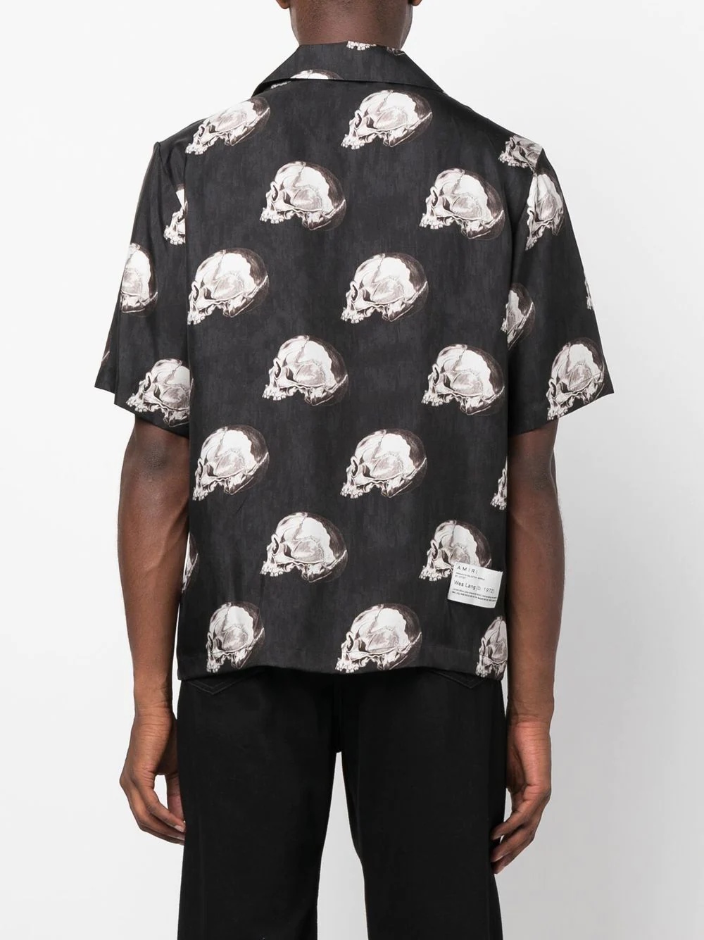 silk skull-print shirt - 4