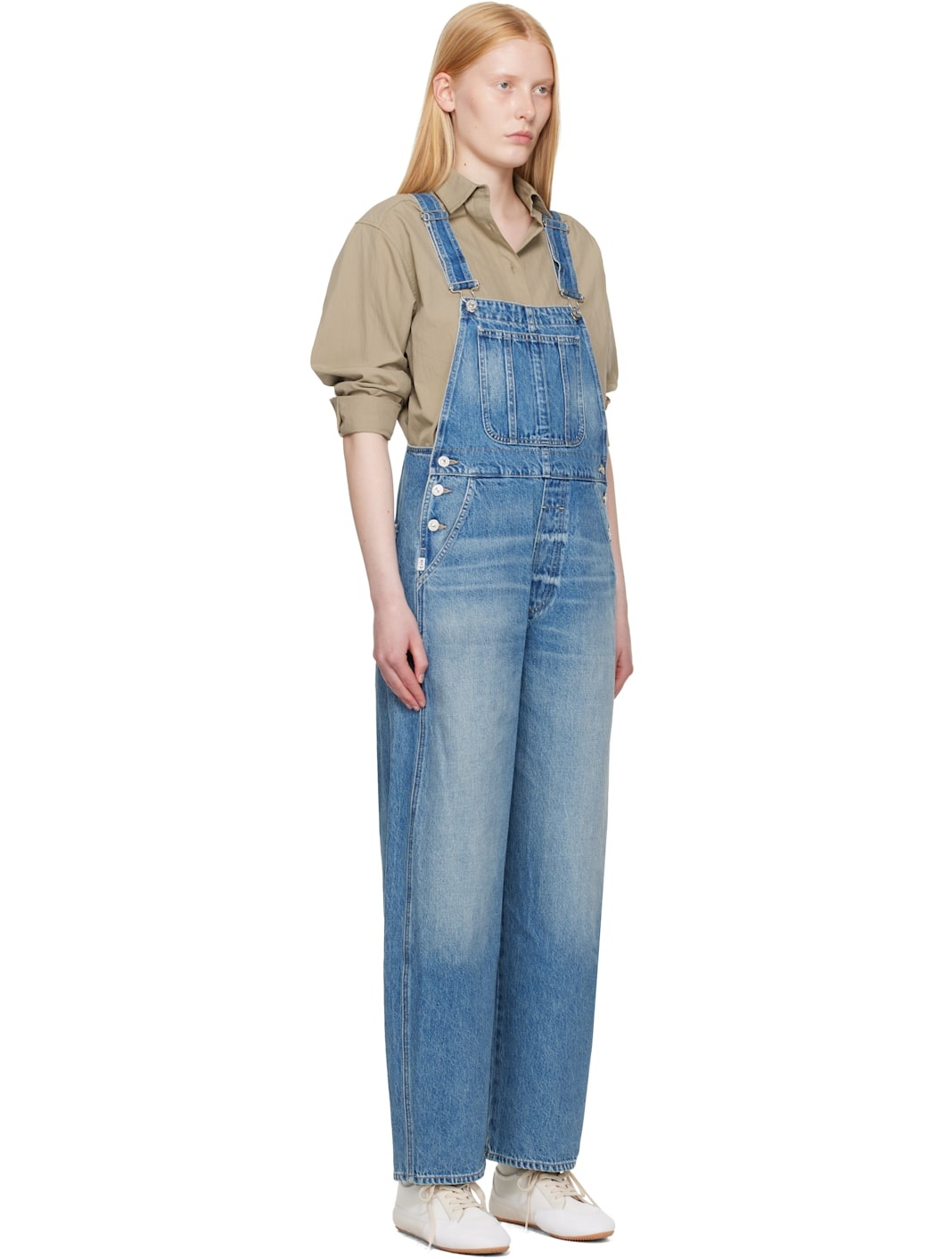 Blue Freya Denim Overalls - 2