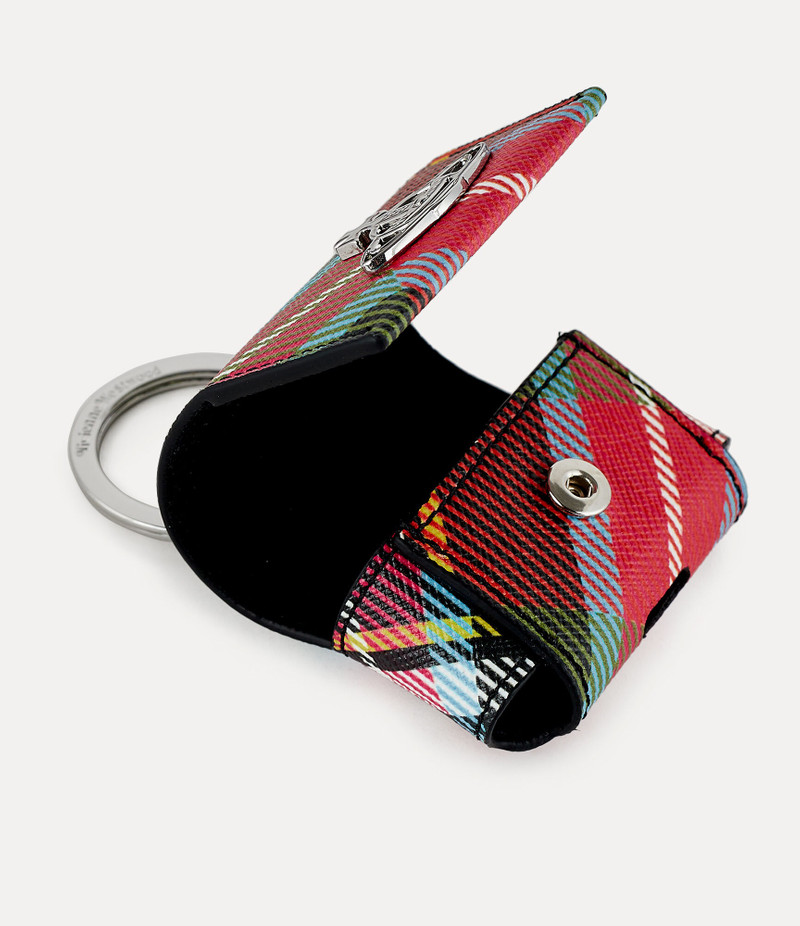 DERBY LARGE ROUNDED AIRPOD PRO CASE TARTAN 3