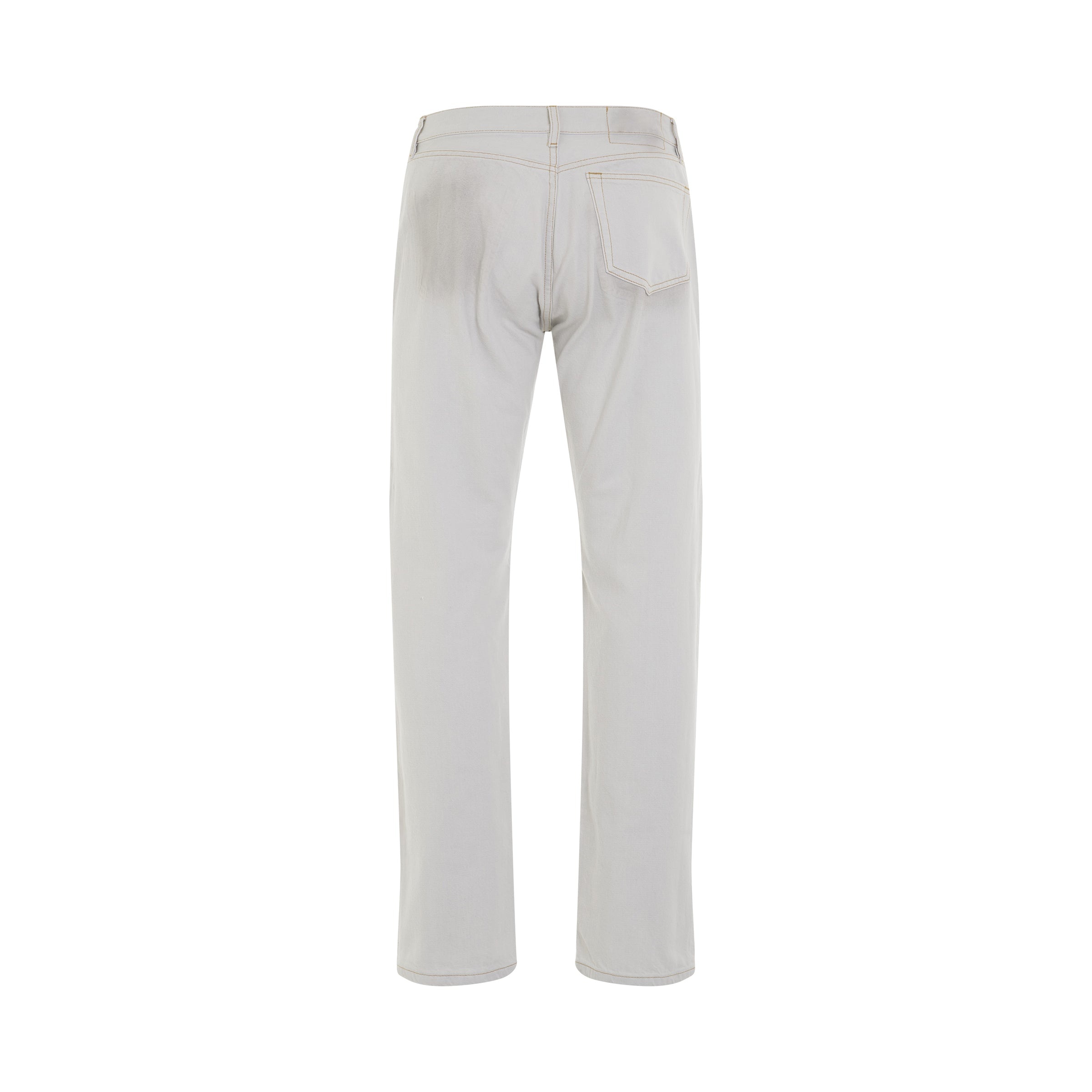 Chalk Selvedge Jeans in Ice - 4