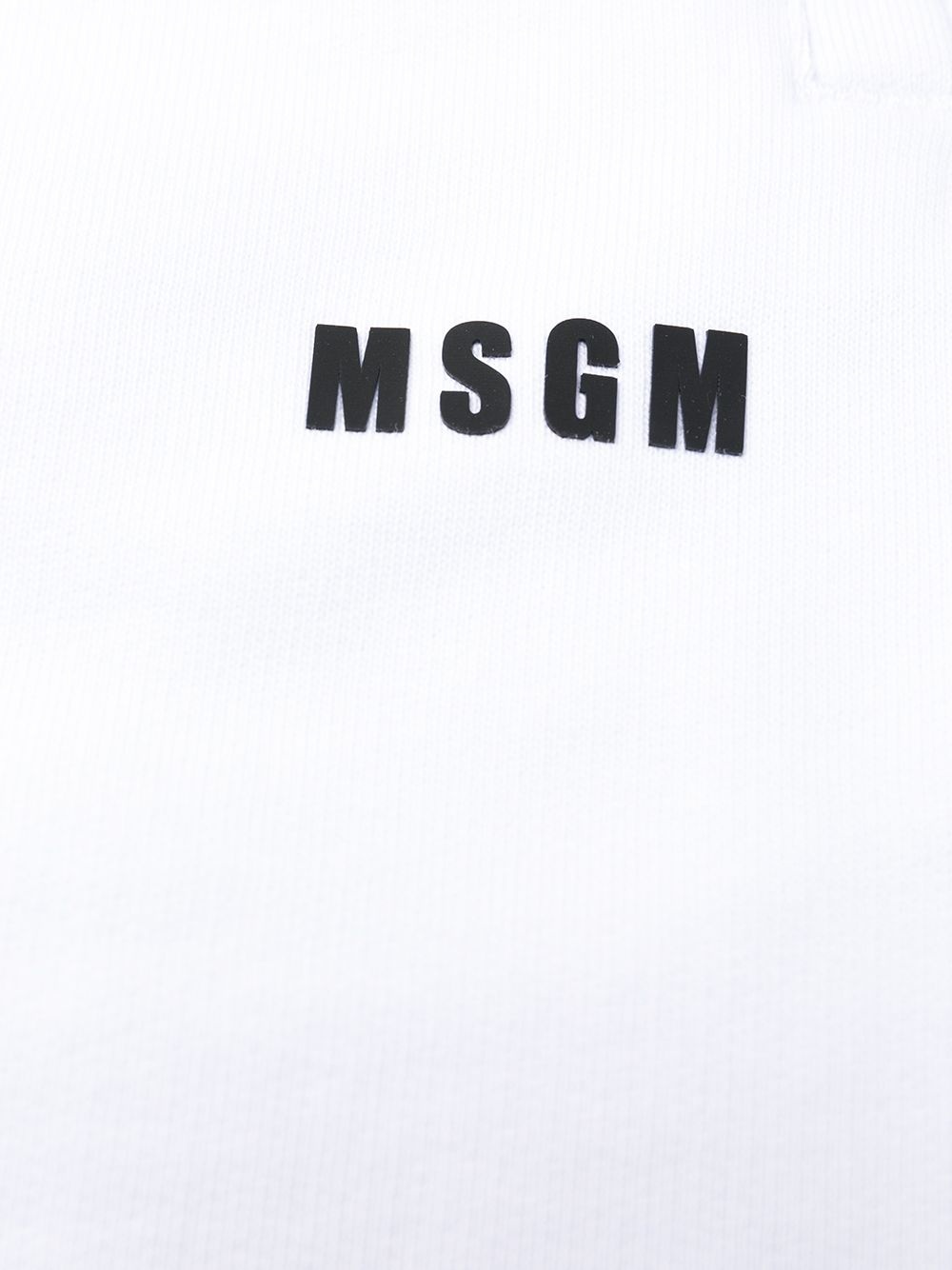 logo-print cotton shorts - 6