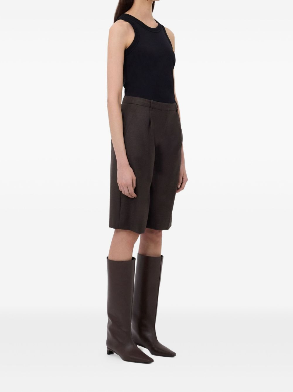 Adler pleat-detail side-pocket shorts - 3