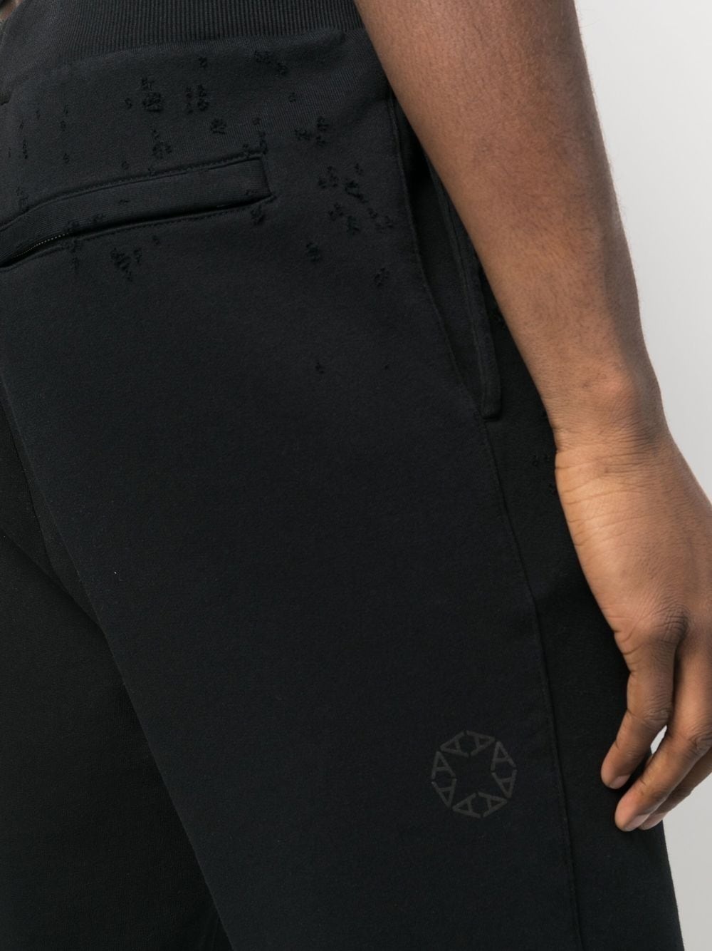 ripped-detail track pants - 6