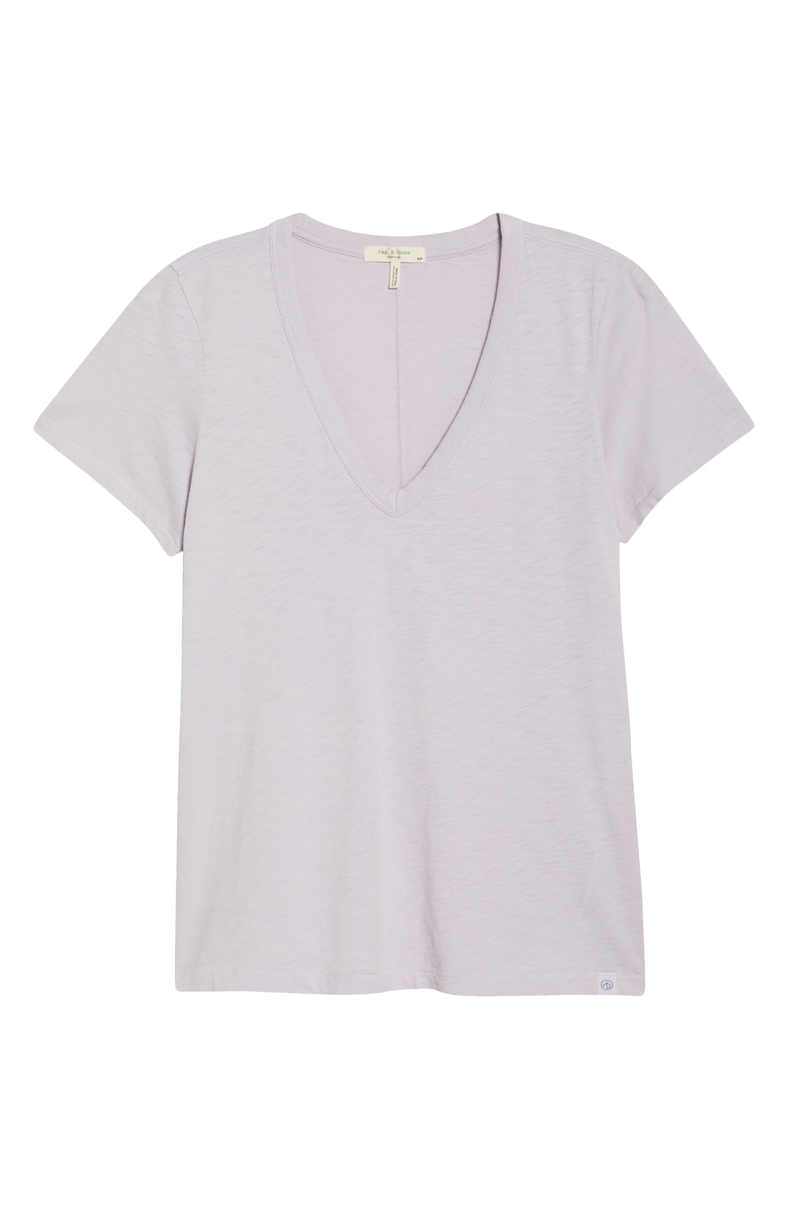 rag & bone The Vee Slub Cotton T-Shirt in Mstli at Nordstrom - 5