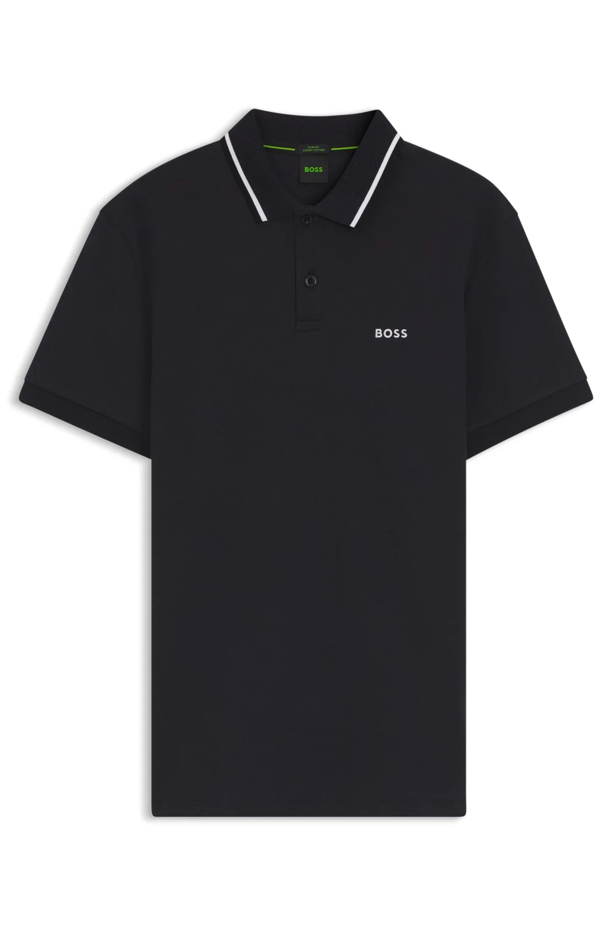 PADDY SLIM-FIT POLO SHIRT IN INTERLOCK COTTON - 1