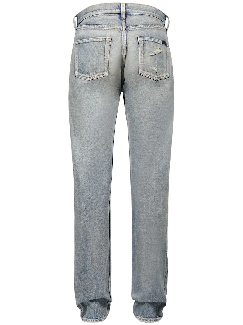 RELAXED MID WAIST JEANS - 5