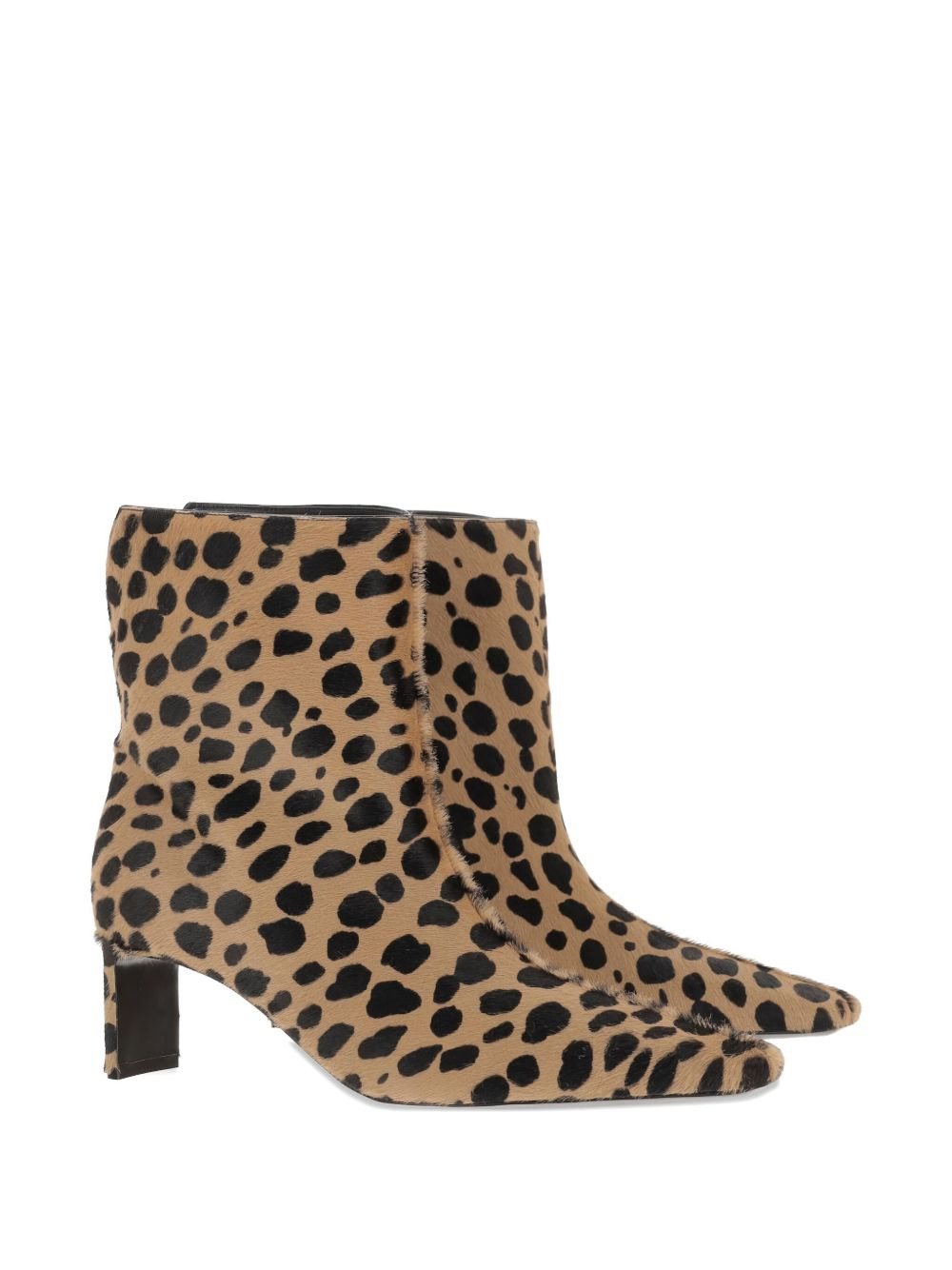 55mm leopard-print ankle boots - 2