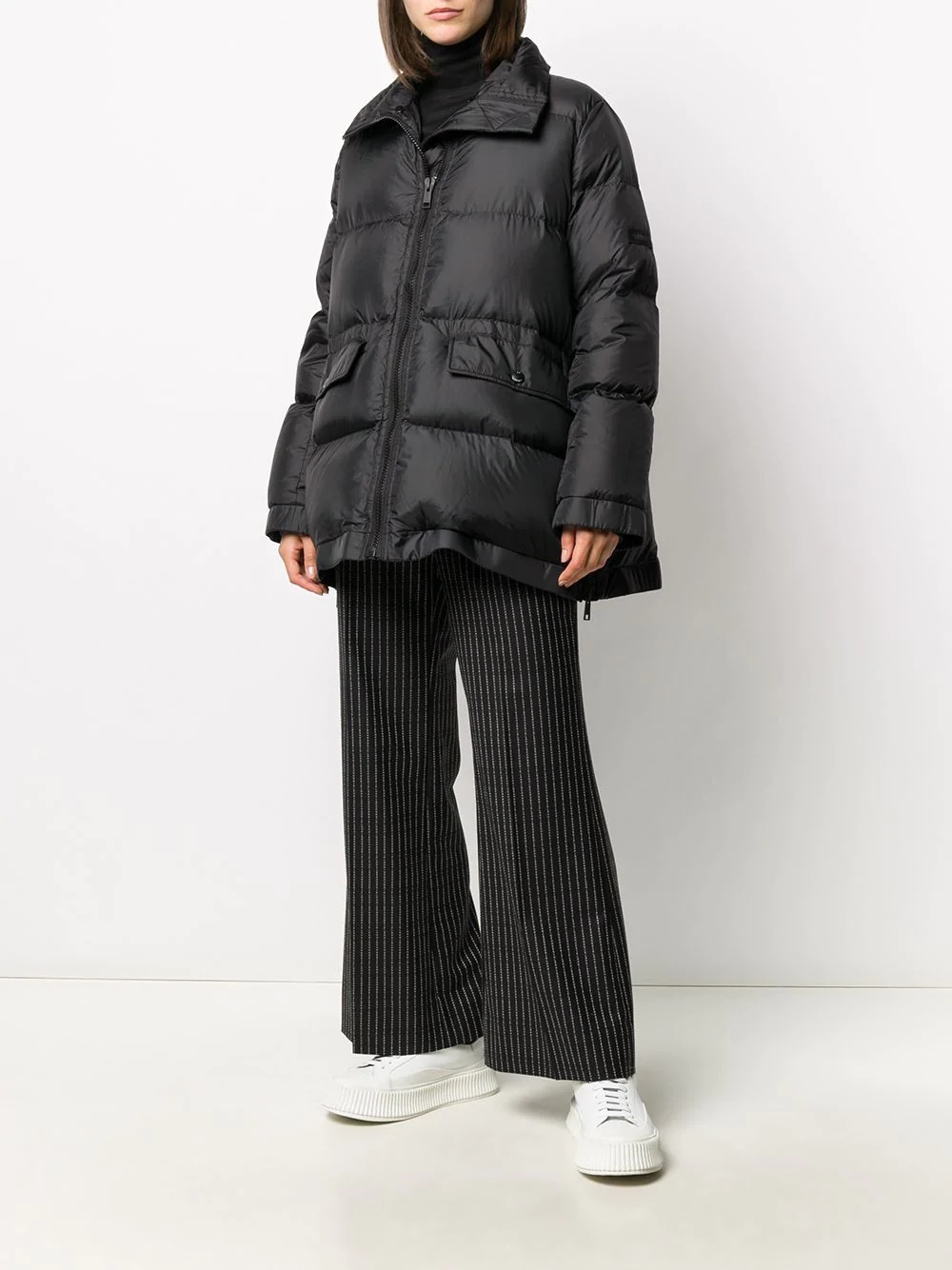 quilted puffer coat - 6