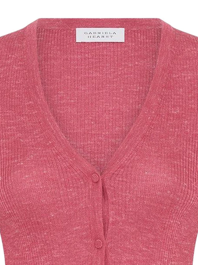 GABRIELA HEARST Aiste ribbed-knit cardigan outlook